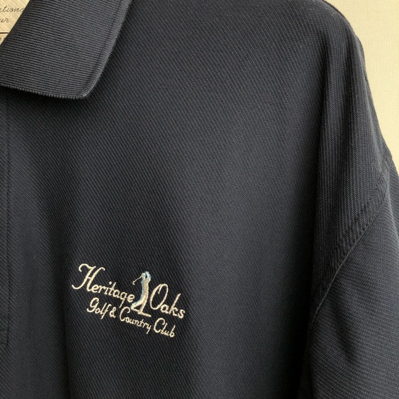 Izod Club Mens Dark Blue Golf Polo Shirt XXL - Picture 5 of 11